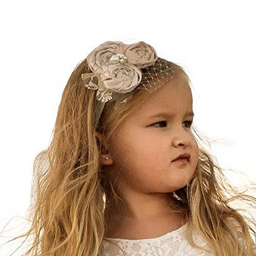 Ivory vintage flower headband (ivory l)