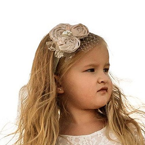 Ivory vintage flower headband (ivory L)