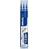 PILOT Set Di 6 Ricariche FRIXION BALL BLS-FR7 - Inchiostro Cancellabile Blu Nero - Punta 0.7 Mm, Tratto 0.35 Mm