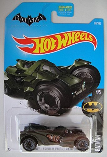 Hot Wheels 2017 Batman Batman: Arkham Knight Batmobile 88/365, Dark Green