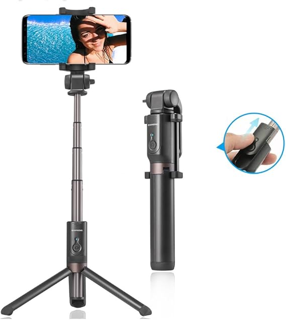 Perche Selfie Bluetooth Selfie Stick Extensible,RIVERSONG Bâton de