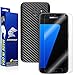 Armorsuit MilitaryShield Black Carbon Fiber Skin Wrap Film + HD Clear Screen Protector for Samsung Galaxy S7 - Anti-Bubble Film