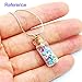 Dowonsol 20 1-Inch Small Glass Bottles Message Treasure Charm Pendant DIY Kit for Necklace Weddings Wish Jewelry Mini Glass Bottles with Corks