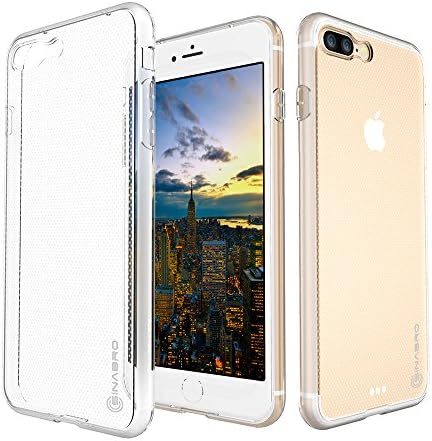 iPhone 7 Plus - Sinabro Crystal Jelly Case - Crystal clear TPU case - Dotted Back - Perfect Fit Design Series