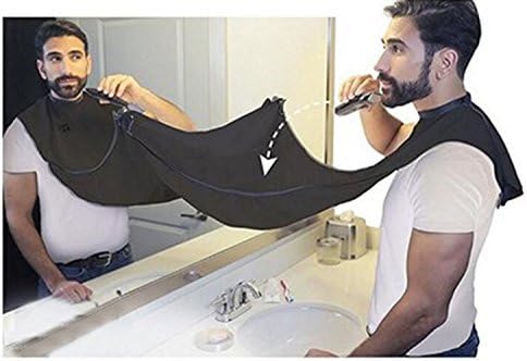 TGY Beard apron Beard Bib Hair Clippings Catcher Shaving Apron with suction cups Perfect Gift for man Premium Quality