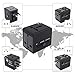 TeImo Travel Adapter International European Travel Plug Adapter UK Adapters for Travel International Power Adapter Universal Travel Adapter Universal Power Adapter 2 Port USB Charger
