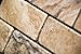 Philadelphia 2 X 4 Tumbled Travertine Brick Mosaic Tile - 6 X 6 Sample