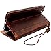 Genuine Italian Oil Leather Case for iPhone 6 Book 4.7 Wallet Handmade S Luxury 6s