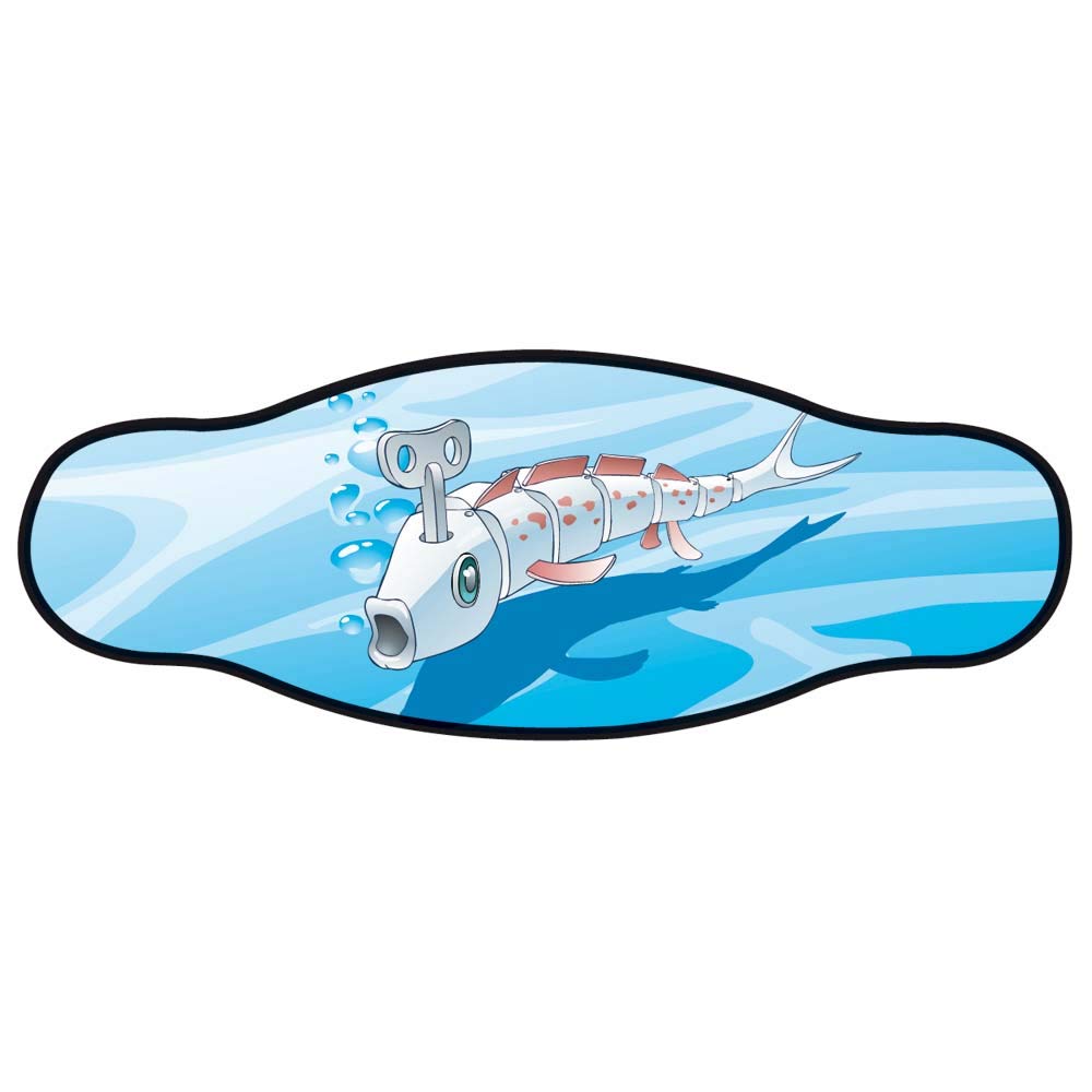 Best divers Neoprene Mask Strap, Double Sheet, Fish Toy