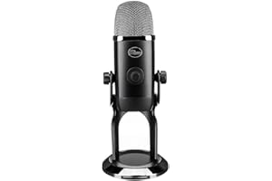 Blue Yeti X Professional Condenser USB Microphone with High-Res Metering, LED Lighting & Blue Voice Effects for Gaming, Strea