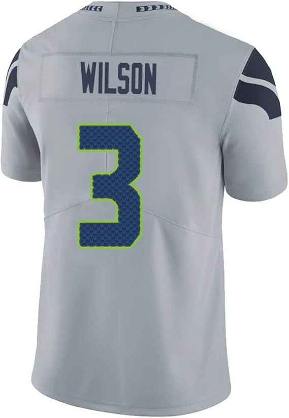 Russell_Wilson Jersey 3 Custom Football Jerseys for Men/Women/Youth