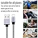 iPhone Charger, MFi Certified Lightning Cable, 4 Pack(3/6/6/10 FT) Extra Long Nylon Braided Charging&Syncing Cord Compatible with iPhone Xs/XS Max/XR/X/7/7Plus/8/8Plus/6S/6SPlus/5/Ipad (White+Gray)