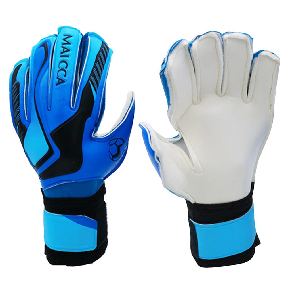 Football Goalkeeper Gloves for Boys Kids Children Adult Soccer Goalie Gloves with Double Wrist Protection Super Grip Palms to Prevent Injuries (7)