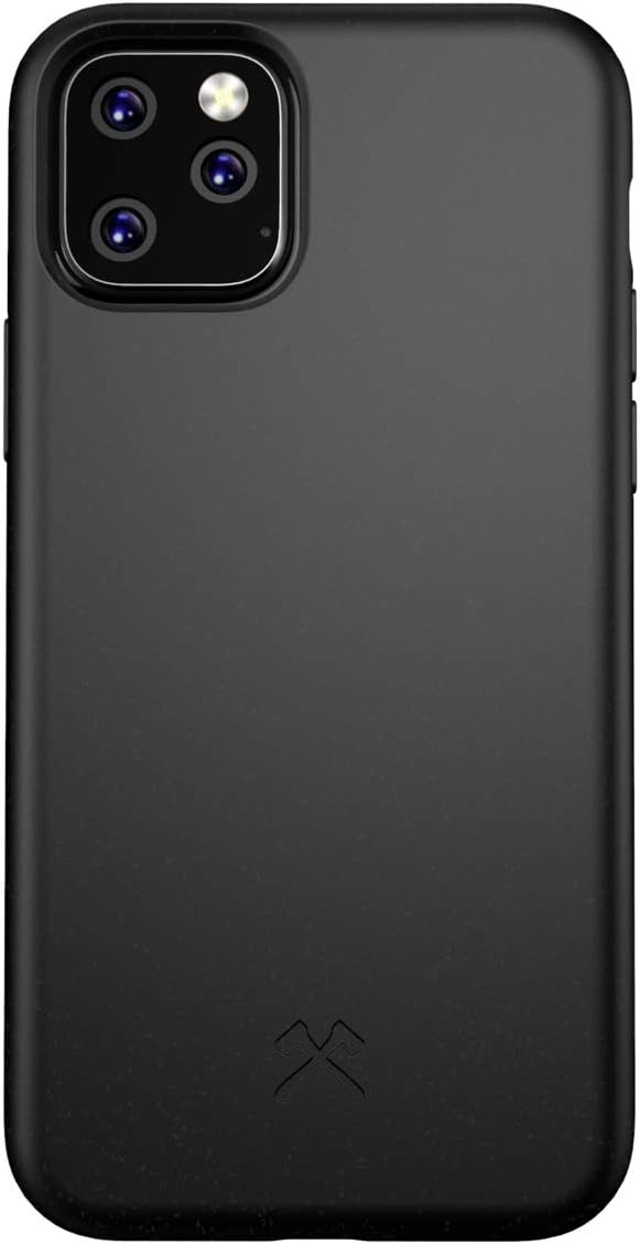 Woodcessories - Phone Case Compatible with iPhone 11 Pro Case Black - Ecofriendly, Made of Plants