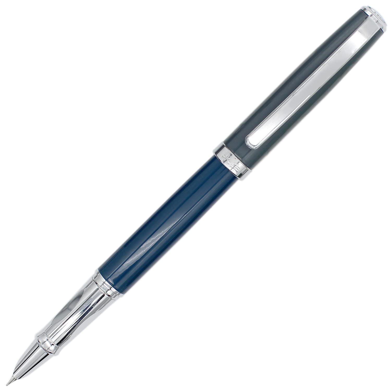 Gullor Morandi Colorful Metal Fountain Pen, Ink Converter Pen, Fine Nib, Blue