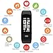 Fitness Tracker,Hizek Activity Tracker with Heart Rate Monitor Wireless IP67 Waterproof Smart Wristand Pedometer with Sleep Monitor/ Step Counter/ Calories Track/GPS Tracker for Smartphone