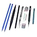 Professional Safe Opening Pry Tool Repair Kit with Non-Abrasive Nylon Spudgers and Anti-Static Tweezers,8 Pcs Included.