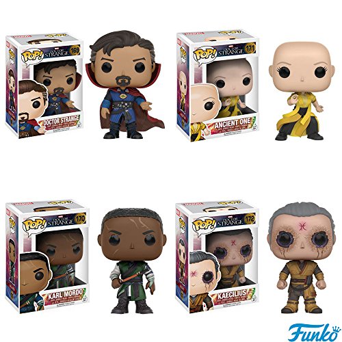 Doctor Strange Pop!s: Doctor Strange, Ancient One, Mordo, Kaecilius Vinyl Figures! Set of 4