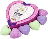 Bath Bombs Gift Set - Spa Kit of 6 Large Fizzies - Natural Essential Oils & Lush Fragrance - Rose, Lavender, Eucalyptus. Beauty Gift Idea for Woman, Daughter,Teen Girl, Mom - Her Organic Bath Basket