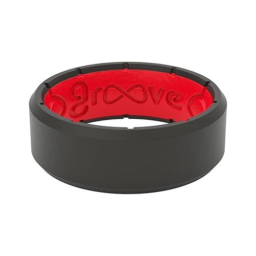 Groove Life Edge Black/Red Silicone Ring Breathable Rubber