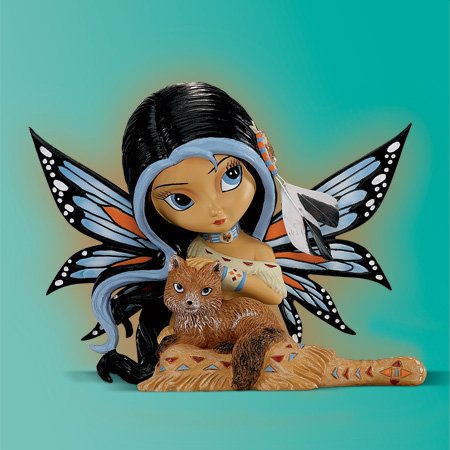 Jasmine Becket-Griffith Heartgate The Spirit Of Strength Fox And Fairy Fantasy Art Figurine