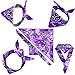 URATOT 12 Pack Cotton Tie Dye Bandana Paisley Bandanas Cowboy Handkerchiefs for Men and Women