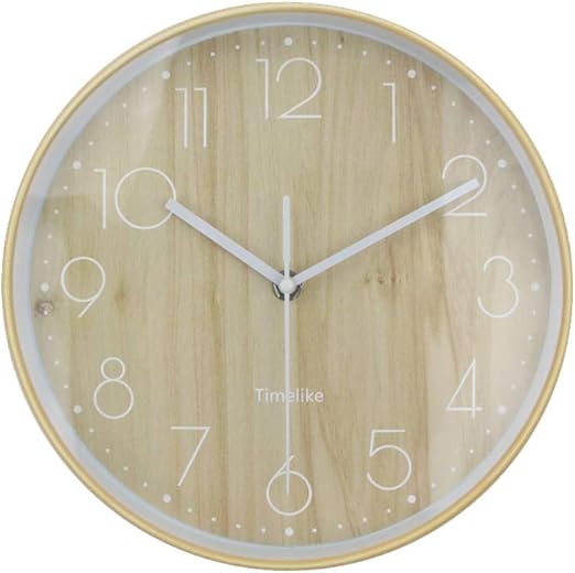 Amazon Com Bling Modern Analog Wall Clock 10 Battery