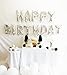 UP Celebrations-Birthday Banner, Happy Birthday Banner, Birthday Balloons, Birthday Decorations, Balloon for Birthday, Foil Happy Birthday Balloons, Balloon Decorations, Balloon Banner (Silver, 16in)
