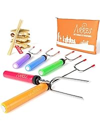 Marshmallow brochetas kit telescoping Juego de coc