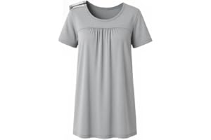 QIHPUSIEN Hospital Gowns for Women Collar with Velcro Easy to Put On and Take Off Post Surgery Clothing Comfortably Nightgown