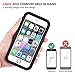 iPhone 6/6s Waterproof Case, Yuker Anti-Scratch Built in Screen Protector, Full Body Protection, IP68 Certified with Touch ID Shockproof Dirtproof Snowproof Waterproof Case for iPhone 6/6s (Black)