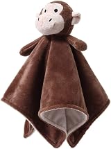 CREVENT Cozy Plush Baby Security Blanket Lovey Brown Monkey 34x34cm view 4