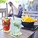 Reusable Straws Stainless Steel Metal - Telescopic Long Drinking Straw that is Portable, Collapsible, Retractable and Creates Zero Waste - Travel Case & Cleaning Tool Included (Graphite)