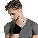 Toes Home 5PCS Outdoor Magic Headband Elastic Seamless Bandana Scarf UV Resistence Sport Headwear (All Black 5 Pack)