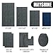 MAYSHINE Plush Shaggy Chenille Bath Mat | Extra Soft, Super Absorbent, Non-Slip Bathroom Rug | Fluffy Microfiber, Area Rug Sets for Bathroom Floor, Kitchen, Living Room | 32
