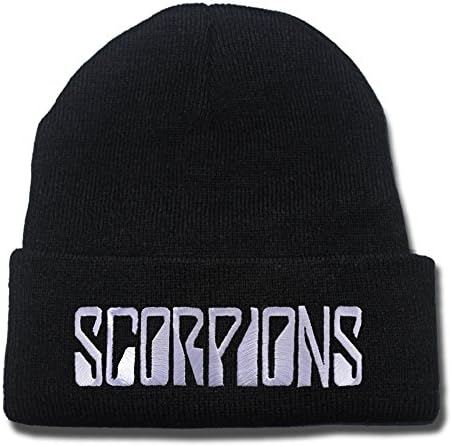 Scorpions Band Logo Beanie Fashion Unisex Embroidery Beanies Skullies Knitted Hats Skull Caps