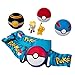 Pokémon Clip 'N' Go Belt Set with 3 Poké Balls & 2 Figures - Includes Pikachu and Jangmo-O Figure - Holds Up to 6 Pokeballs - Ages 4 +