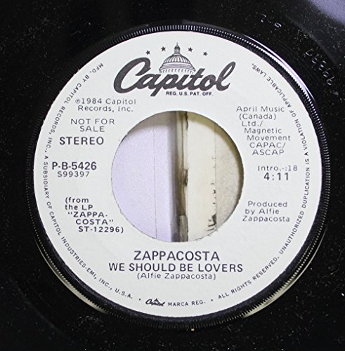 Zappacosta - Zappacosta 45 Rpm We Should Be Lovers / We Should Be Lovers - Zortam Music