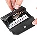 Teemzone RFID Small Wallet for Men Credit Card Holder Minimalist Coin Wallet (Black)