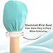 Elbahya Exfoliating Mitt Body Kessa Hammam - Body Tool Remover of Dead & Dry Skin or Keratosis Pilaris, Made of 100% Viscose Fiber (White Pack of 1)