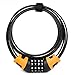 MEETLOCKS Resettable Combination Bike Locks, Stronger Coiled Cable Size 12x1200mm(1/2 Inch x 4 Feet)