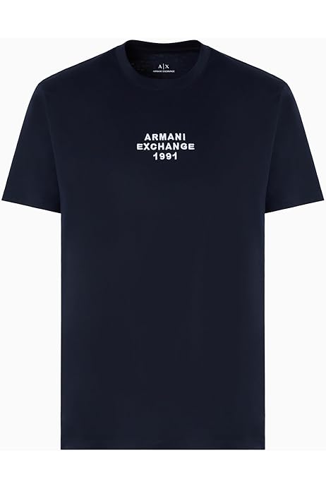 90s EMPORIO ARMANI print tee ネイビー tシャツ