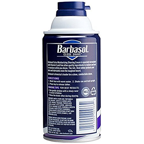 Barbasol Extra Moisturizing with VitaminE Thick and Rich Shaving Cream