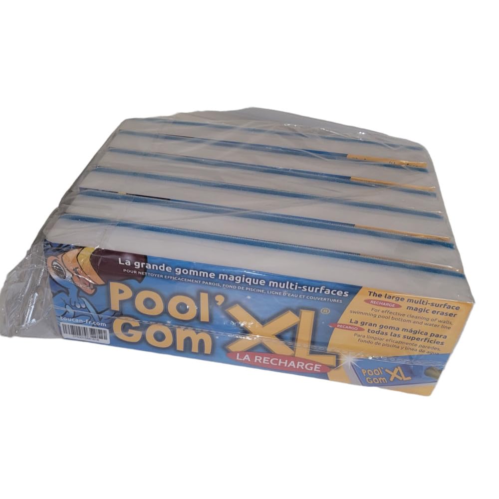 TOUCAN - Set of 6 Mop Head Refills - Pool Gom XL