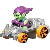 Hot Wheels RacerVerse Die-Cast Vehicle with Green Goblin Driver 1:64 Scale