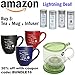 The Fine Life Ideal Gift Ceramic Tea and Coffee Magic Mug 14 oz (Red)