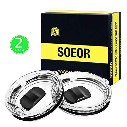 20oz Tumbler MagSlider Lids, Spill Proof Splash Resistant Lid with Slider Closure Replacement