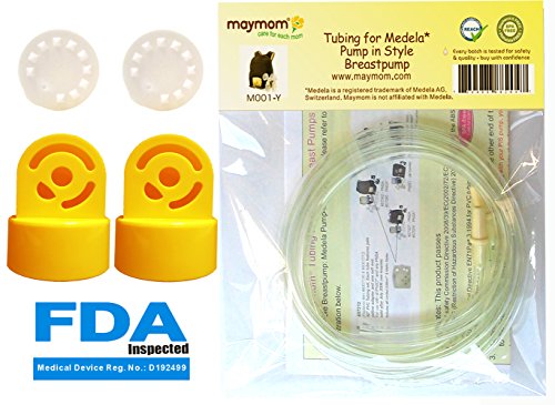 Pump in Style Tubing (Two Tubes), 2 Valves and 2 Membranes for Medela Pump in Style Advanced Breast Pump Released After Jul 2006. Replace Medela Tubing, Medela Membrane, and Medela Valve; in Retail Pack.