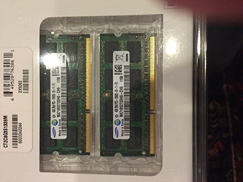 SAMSUNG 8GB kit DDR3 1333 MHz PC3 10600 (2X4GB) SODIMM LAPTOP MEMORY
