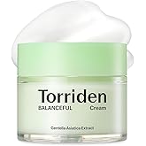 Torriden BALANCEFUL Cream 80ml (2.70 fl.oz.) | Soothing and Nourishing Moisturizer for Oily and Sensitive SKin | 5D CICA, Hydrolyzed Hyaluronic Acid, Panthenol